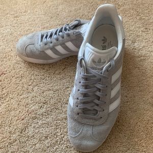 Adidas Gazelle Grey  Suede Sneakers